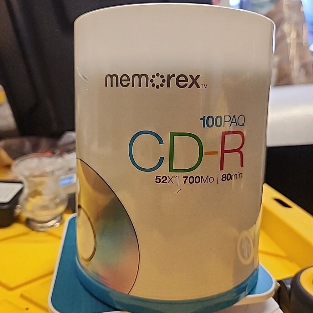 Memorex CD-R Digital Media 52X 700mb 80Min 100 Pack New Factory Sealed